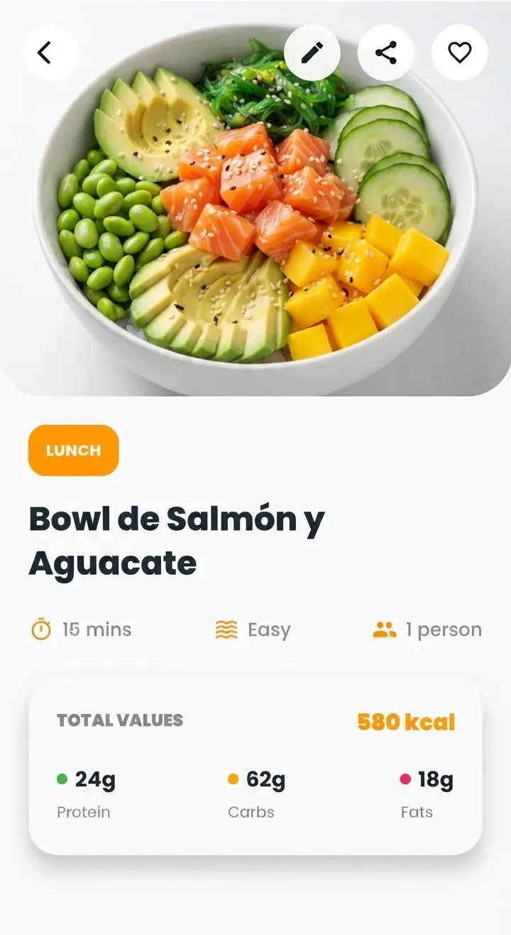 Vytal App Nutrient Analysis Screen
