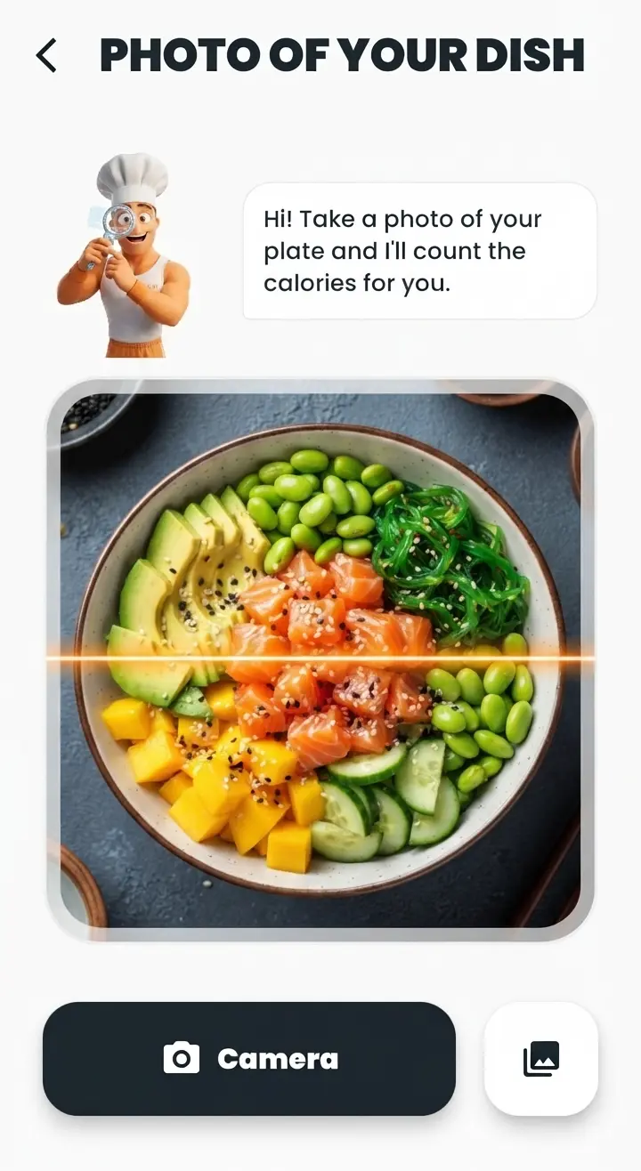 Vytal App Camera Scan Screen